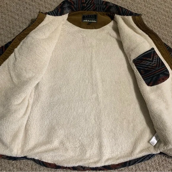 Jachs Men's Patterned Shirt Jacket - Navy and Red - Picture 9 of 11